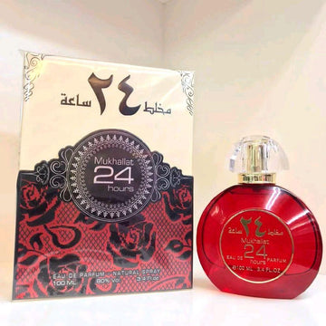 Mukhallat 24 Hours Eau de Parfum 100ml Unisex Fragrance | ARABIC PERFUMES